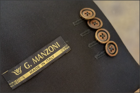 Custom Suits Made with Gianni Manzoni Lanificio Fabrics